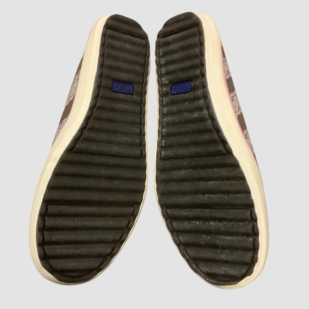 Keds Brown and Pink Flats with Striped Lace Print Design/ Size 6.5 - Picture 8 of 13